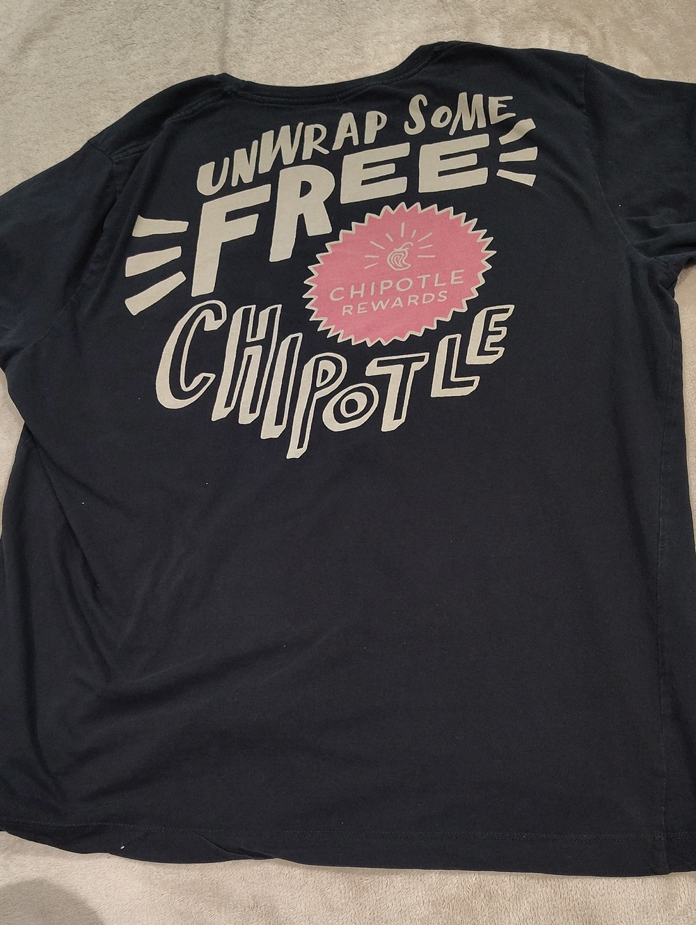 Chipotle "Unwrap Some Free Rewards" Graphic Tee - Men XL